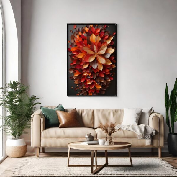 Beautiful Flower Acrylic Wall Art - Image 4